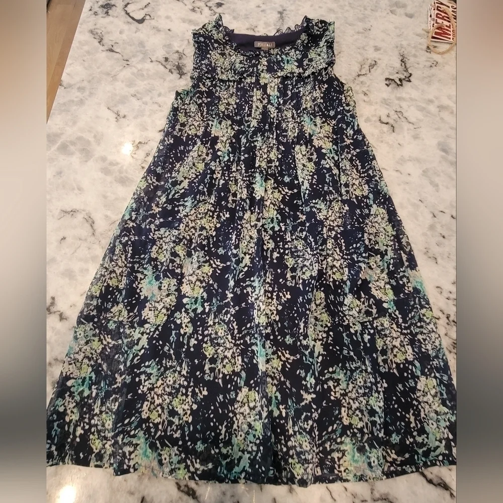 Sleeveless Roz & Ali Flutter Dress - Picture 1 of 6